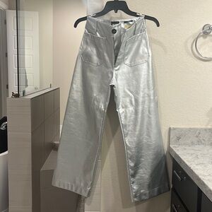 Silver pants by Maeve
